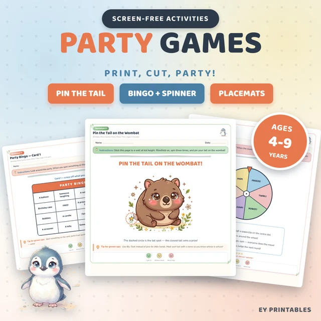 Birthday Party Games Pack