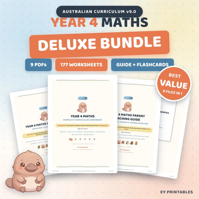 Year 4 Maths Deluxe Bundle