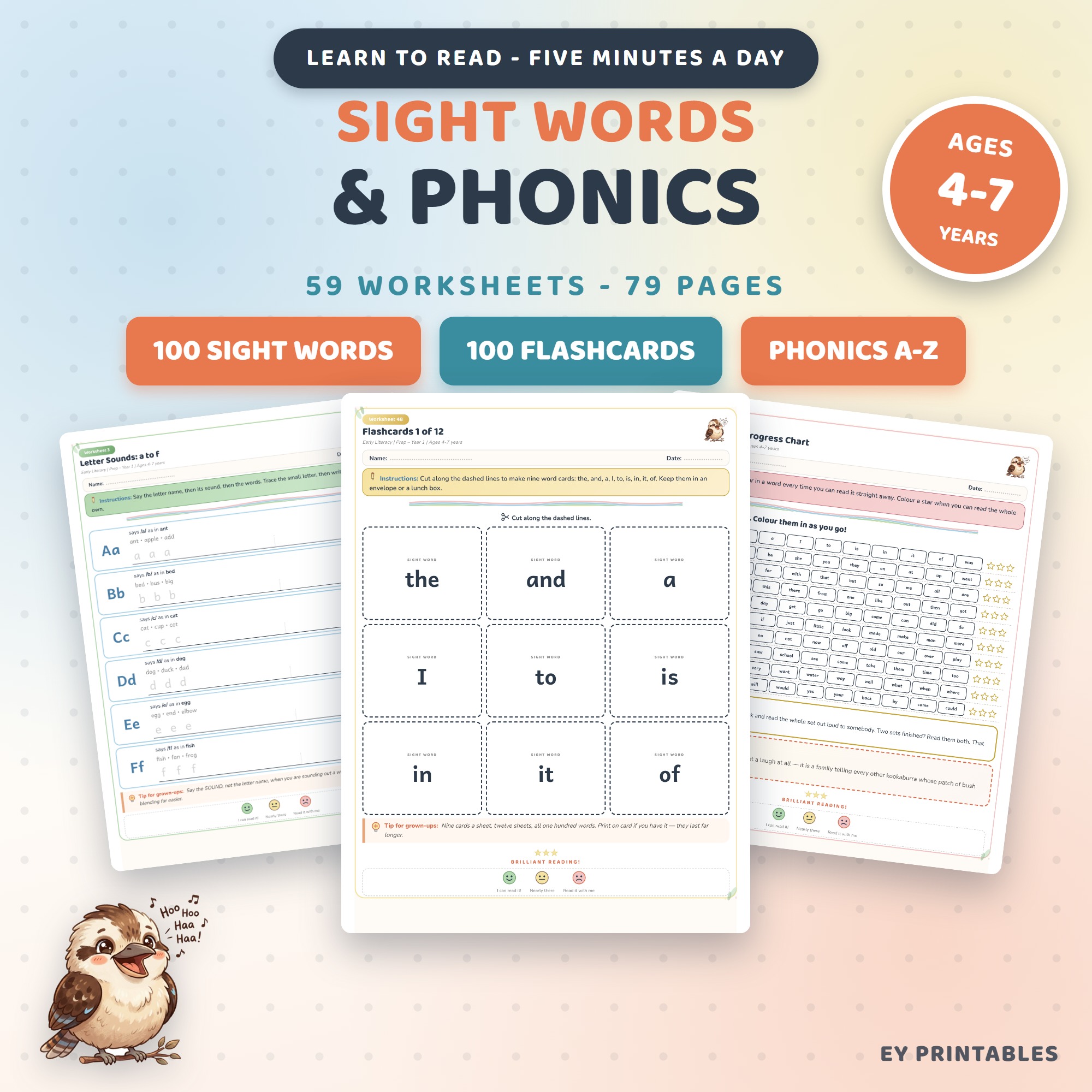 Sight Words & Phonics Pack