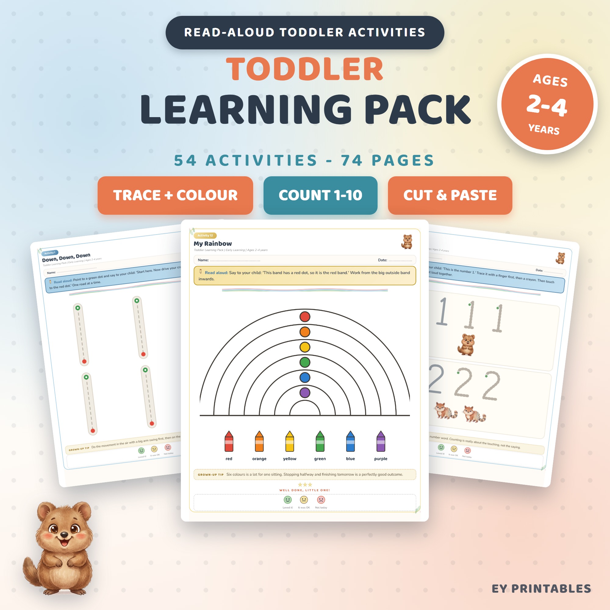 Toddler Learning Pack